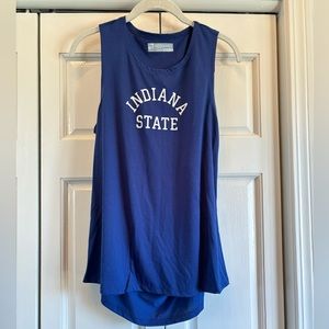 Indiana State, breezy back tank, M